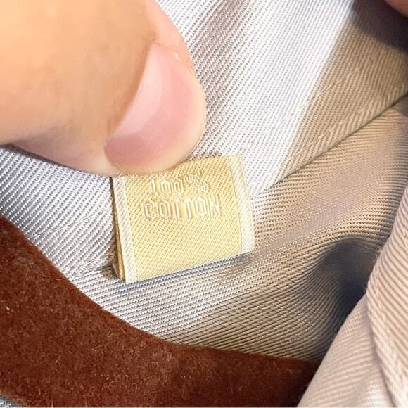 MICHAEL Michael Kors Men's Light Blue Collared Long Sleeve Dress Shirt Size 16.5 - Picture 12 of 13